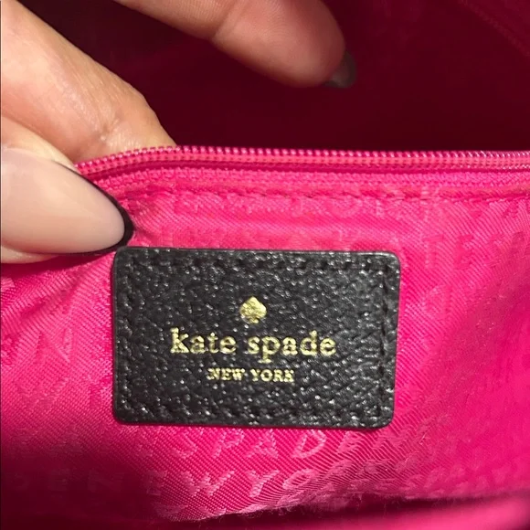 Kate Spade Black Leather Satchel - Picture 6 of 10
